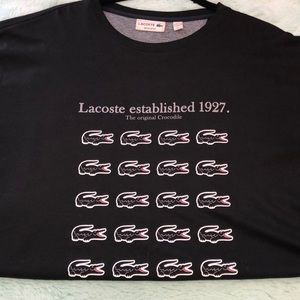 Men’s Lacoste Black T-Shirt